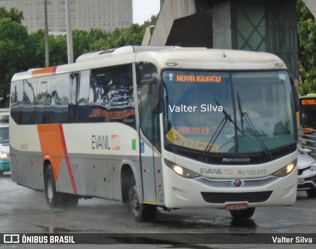 Evanil Transportes e Turismo RJ 132.073 na cidade de Rio de Janeiro, Rio de Janeiro, Brasil, por Valter Silva. ID da foto: 7993011.