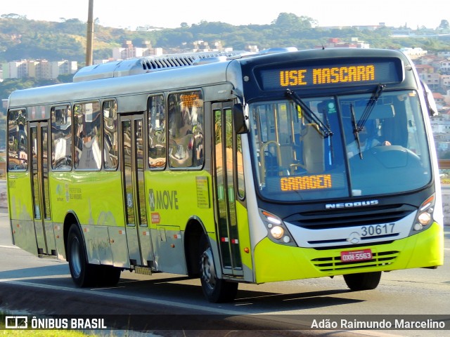 Bettania Ônibus 30617 na cidade de Belo Horizonte, Minas Gerais, Brasil, por Adão Raimundo Marcelino. ID da foto: 7993858.