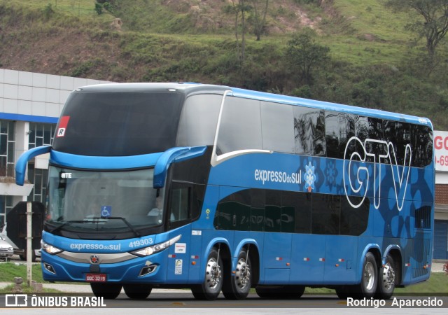 Expresso do Sul 419303 na cidade de Conselheiro Lafaiete, Minas Gerais, Brasil, por Rodrigo  Aparecido. ID da foto: 7991878.