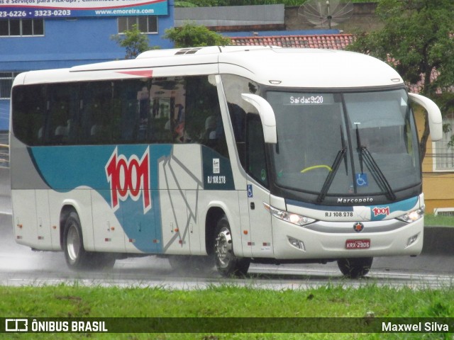 Auto Viação 1001 RJ 108.278 na cidade de Barra Mansa, Rio de Janeiro, Brasil, por Maxwel Silva. Número da foto: #7993131.