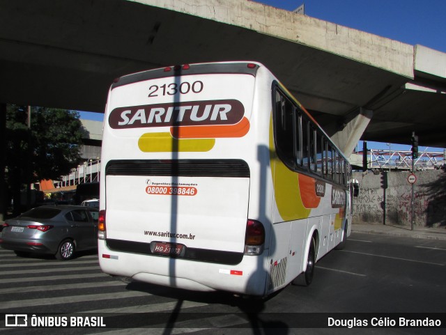 Saritur - Santa Rita Transporte Urbano e Rodoviário 21300 na cidade de Belo Horizonte, Minas Gerais, Brasil, por Douglas Célio Brandao. ID da foto: 7992335.