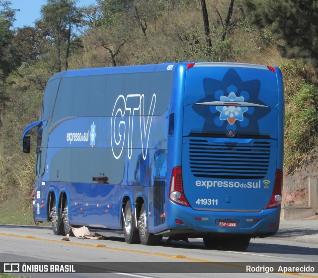 Expresso do Sul 419311 na cidade de Conselheiro Lafaiete, Minas Gerais, Brasil, por Rodrigo  Aparecido. Número da foto: #7991862.