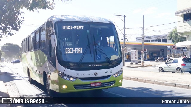 Rio Negro Fretamento e Turismo 40719 na cidade de Belo Horizonte, Minas Gerais, Brasil, por Edmar Junio. Número da foto: #7993663.