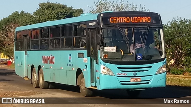 Empresa de Transporte Coletivo Viamão 8199 na cidade de Viamão, Rio Grande do Sul, Brasil, por Max Ramos. Número da foto: #7992464.