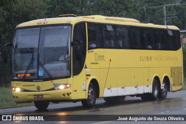 Viação Itapemirim 8821 na cidade de Barra do Piraí, Rio de Janeiro, Brasil, por José Augusto de Souza Oliveira. ID da foto: 7993981.