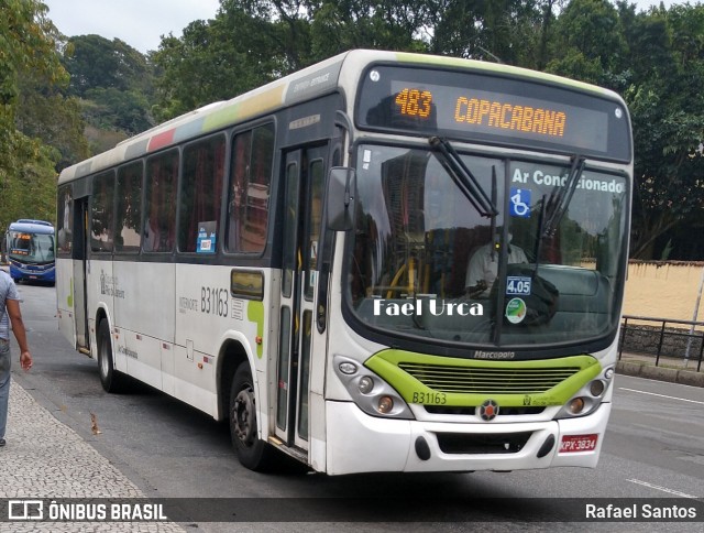 Viação VG B31163 na cidade de Rio de Janeiro, Rio de Janeiro, Brasil, por Rafael Santos. Número da foto: #7996859.