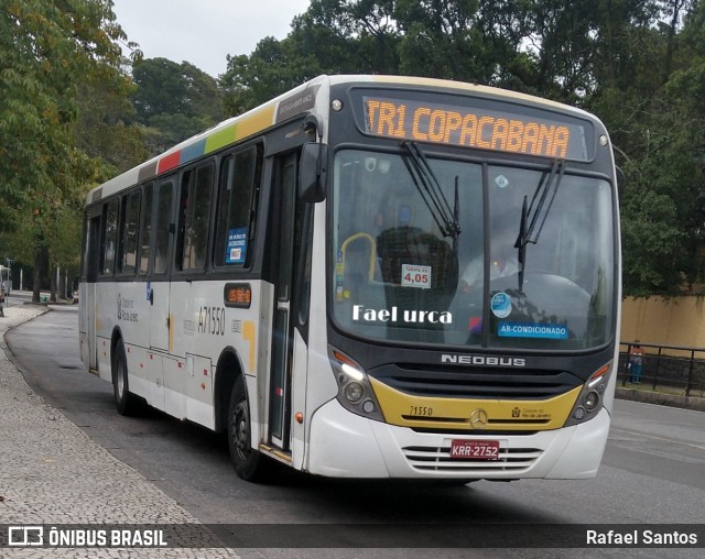 Viação Nossa Senhora das Graças A71550 na cidade de Rio de Janeiro, Rio de Janeiro, Brasil, por Rafael Santos. Número da foto: #7996874.