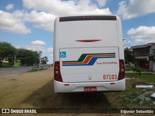 TBS - Travel Bus Service > Transnacional Fretamento 07103 na cidade de Nazaré da Mata, Pernambuco, Brasil, por Edjunior Sebastião. ID da foto: 7995203.