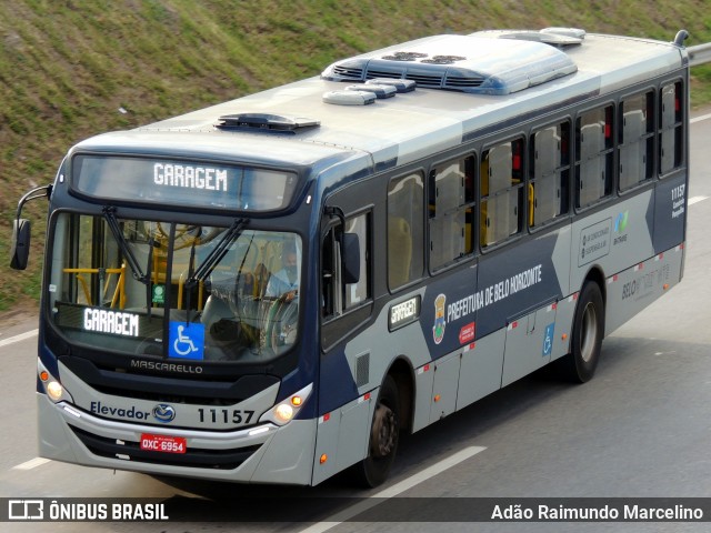 Milênio Transportes 11157 na cidade de Belo Horizonte, Minas Gerais, Brasil, por Adão Raimundo Marcelino. Número da foto: #7996673.