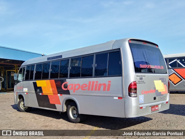 Transportes Capellini 13457 na cidade de Hortolândia, São Paulo, Brasil, por José Eduardo Garcia Pontual. Número da foto: #7994687.