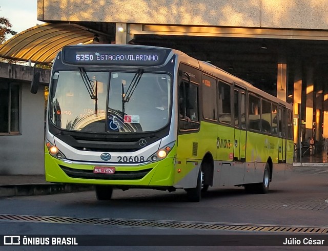 SM Transportes 20608 na cidade de Belo Horizonte, Minas Gerais, Brasil, por Júlio César. Número da foto: #7996622.