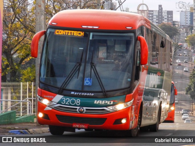 Viação Santana Iapó 3208 na cidade de Ponta Grossa, Paraná, Brasil, por Gabriel Michalski. Número da foto: #7996202.