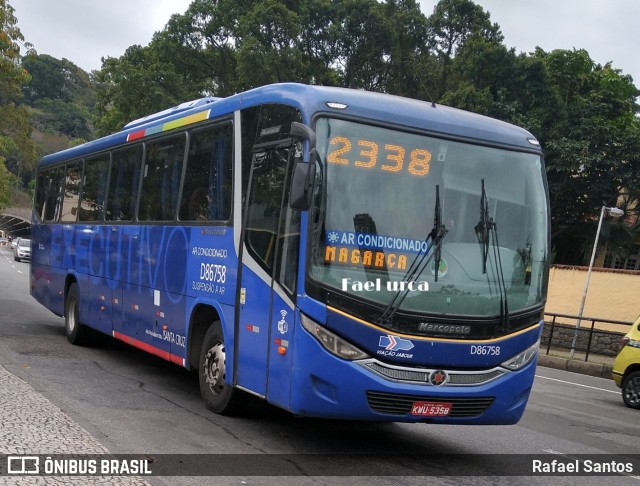 Auto Viação Jabour D86758 na cidade de Rio de Janeiro, Rio de Janeiro, Brasil, por Rafael Santos. Número da foto: #7996863.