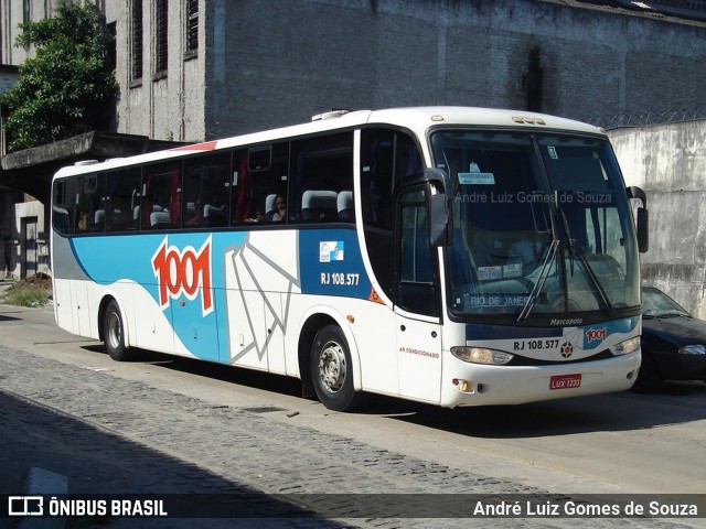 Auto Viação 1001 RJ 108.577 na cidade de Rio de Janeiro, Rio de Janeiro, Brasil, por André Luiz Gomes de Souza. ID da foto: 7995809.