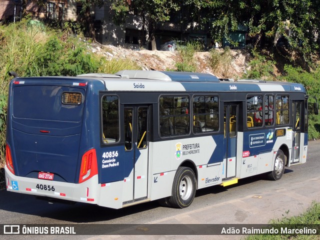 Viação Euclásio 40856 na cidade de Belo Horizonte, Minas Gerais, Brasil, por Adão Raimundo Marcelino. ID da foto: 7996666.