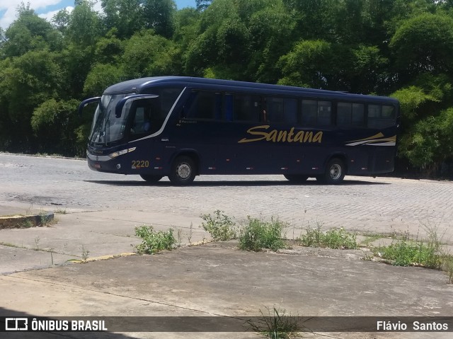Empresas de Transportes Santana e São Paulo 2220 na cidade de Cruz das Almas, Bahia, Brasil, por Flávio  Santos. Número da foto: #7996830.