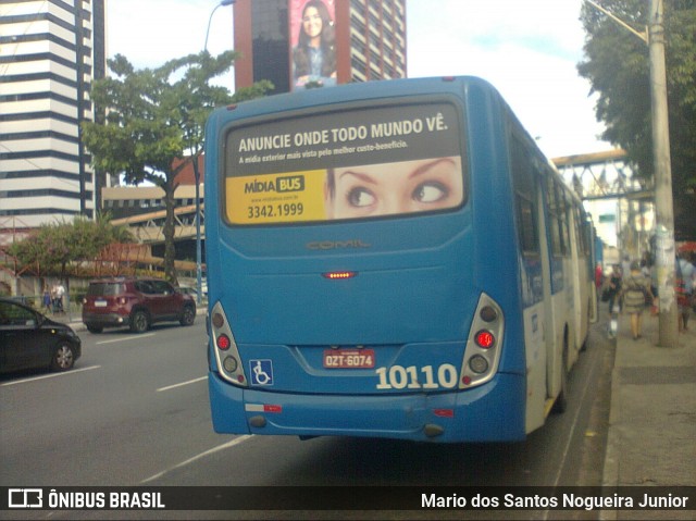 Concessionária Salvador Norte - CSN Transportes 10110 na cidade de Salvador, Bahia, Brasil, por Mario dos Santos Nogueira Junior. ID da foto: 7994962.