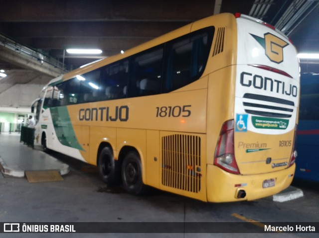 Empresa Gontijo de Transportes 18105 na cidade de São Paulo, São Paulo, Brasil, por Marcelo Horta. Número da foto: #7994539.