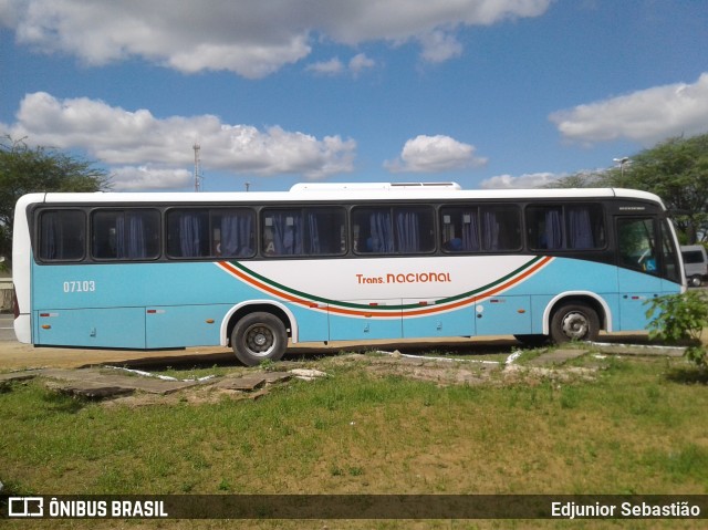 TBS - Travel Bus Service > Transnacional Fretamento 07103 na cidade de Nazaré da Mata, Pernambuco, Brasil, por Edjunior Sebastião. Número da foto: #7994391.