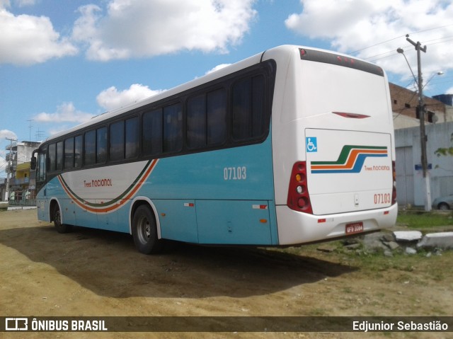 TBS - Travel Bus Service > Transnacional Fretamento 07103 na cidade de Nazaré da Mata, Pernambuco, Brasil, por Edjunior Sebastião. Número da foto: #7995220.