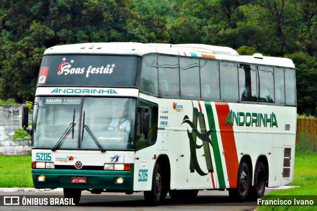 Empresa de Transportes Andorinha 5205 na cidade de Assis, São Paulo, Brasil, por Francisco Ivano. ID da foto: 7994675.