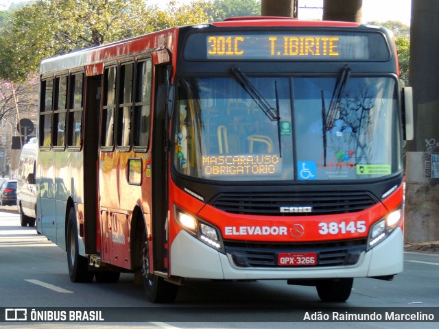 Viação Cruzeiro > Viação Sidon 38145 na cidade de Belo Horizonte, Minas Gerais, Brasil, por Adão Raimundo Marcelino. Número da foto: #7996645.
