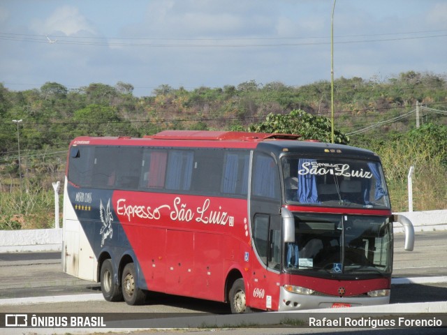 Expresso São Luiz 6960 na cidade de Aracaju, Sergipe, Brasil, por Rafael Rodrigues Forencio. Número da foto: #8063007.