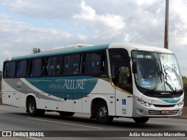 Expresso Allure 67 na cidade de Belo Horizonte, Minas Gerais, Brasil, por Adão Raimundo Marcelino. ID da foto: 8064612.