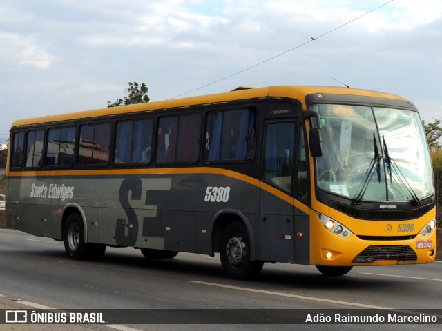 Viação Santa Edwiges 5390 na cidade de Belo Horizonte, Minas Gerais, Brasil, por Adão Raimundo Marcelino. Número da foto: #8064740.