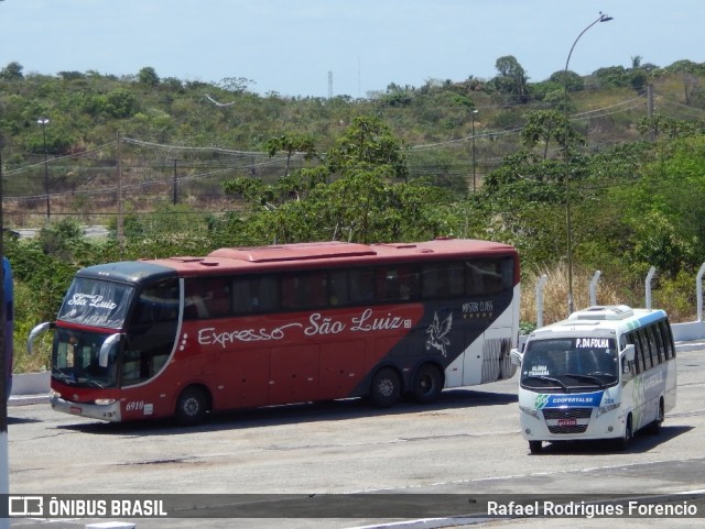 Expresso São Luiz 6910 na cidade de Aracaju, Sergipe, Brasil, por Rafael Rodrigues Forencio. Número da foto: #8063005.