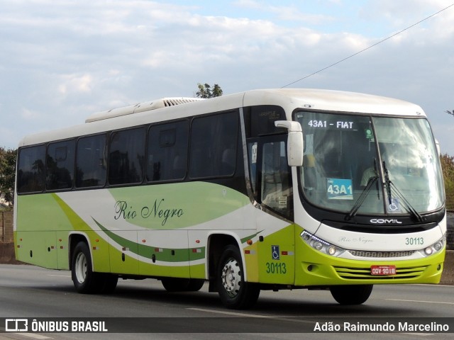 Rio Negro Fretamento e Turismo 30113 na cidade de Belo Horizonte, Minas Gerais, Brasil, por Adão Raimundo Marcelino. Número da foto: #8064635.