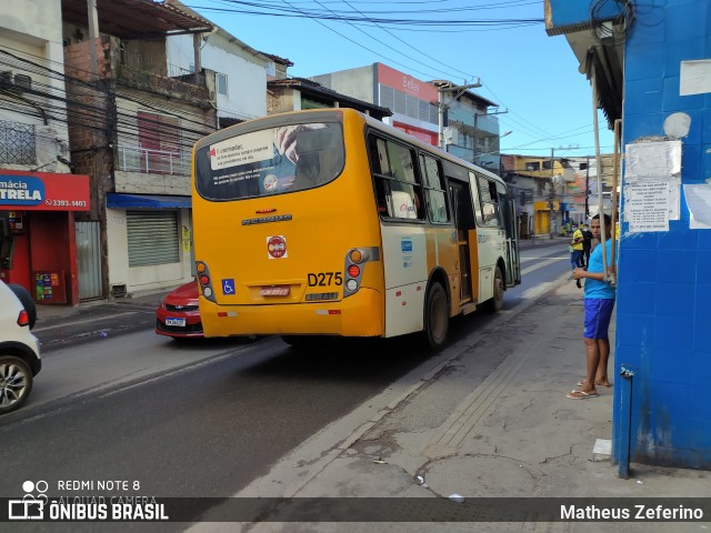 STEC - Subsistema de Transporte Especial Complementar D275 na cidade de Salvador, Bahia, Brasil, por Matheus Zeferino. Número da foto: #8064927.