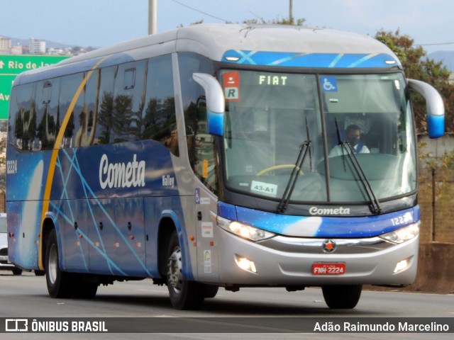 Viação Cometa 12224 na cidade de Belo Horizonte, Minas Gerais, Brasil, por Adão Raimundo Marcelino. Número da foto: #8064722.