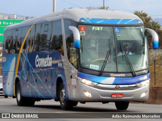 Viação Cometa 12224 na cidade de Belo Horizonte, Minas Gerais, Brasil, por Adão Raimundo Marcelino. ID da foto: 8064722.