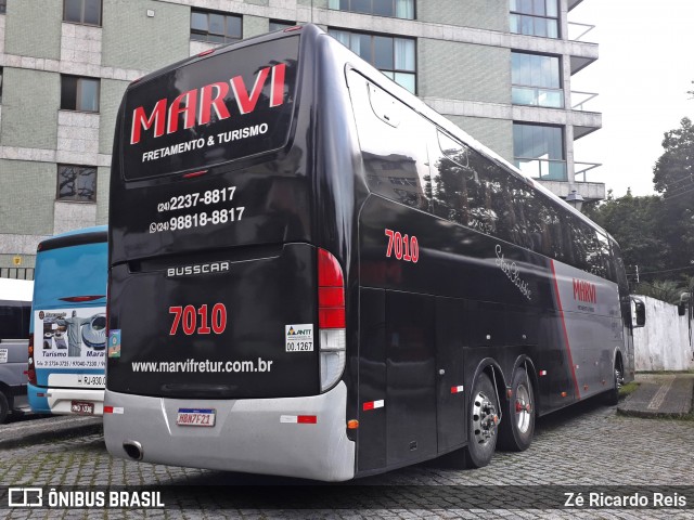 Marvi Fretamento e Turismo 7010 na cidade de Petrópolis, Rio de Janeiro, Brasil, por Zé Ricardo Reis. Número da foto: #8063866.