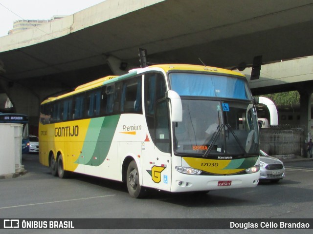 Empresa Gontijo de Transportes 17030 na cidade de Belo Horizonte, Minas Gerais, Brasil, por Douglas Célio Brandao. ID da foto: 8063304.