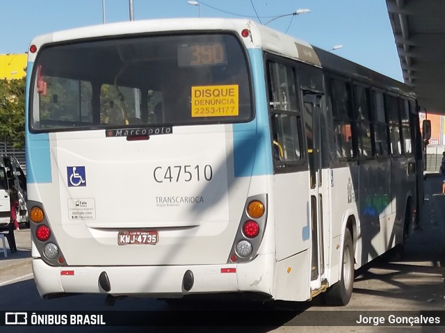 Viação Redentor C47510 na cidade de Rio de Janeiro, Rio de Janeiro, Brasil, por Jorge Gonçalves. Número da foto: #8091856.
