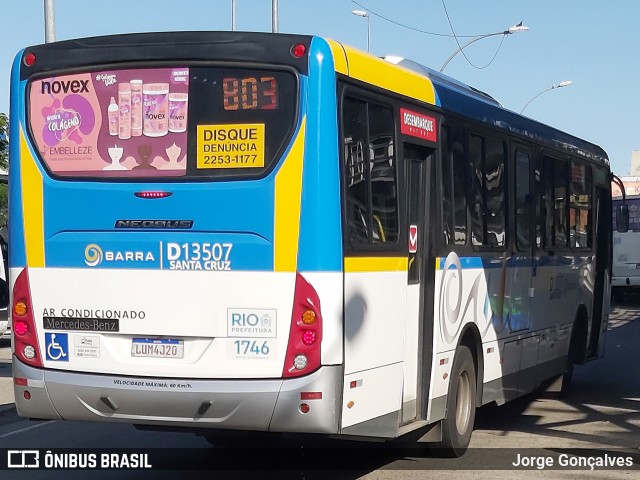 Transportes Barra D13507 na cidade de Rio de Janeiro, Rio de Janeiro, Brasil, por Jorge Gonçalves. ID da foto: 8091913.