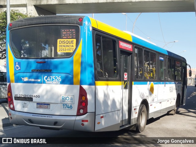 Viação Redentor C47526 na cidade de Rio de Janeiro, Rio de Janeiro, Brasil, por Jorge Gonçalves. ID da foto: 8091800.