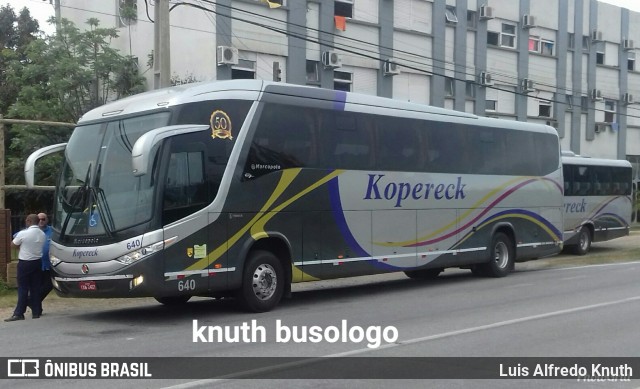 Kopereck Turismo 640 na cidade de Rio Grande, Rio Grande do Sul, Brasil, por Luis Alfredo Knuth. Número da foto: #8092667.