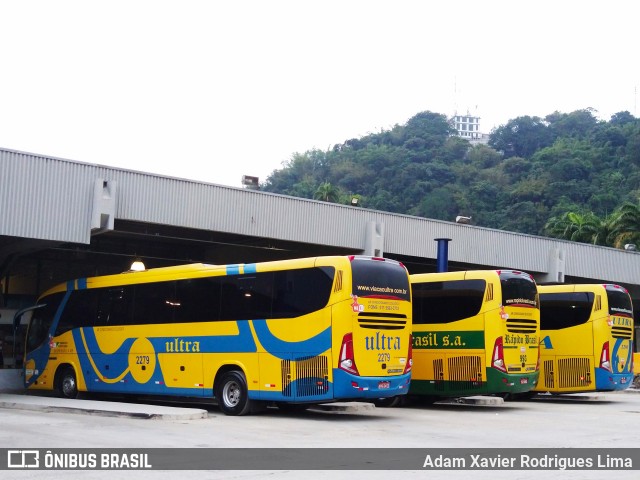 Viação Ultra 2279 na cidade de Santos, São Paulo, Brasil, por Adam Xavier Rodrigues Lima. ID da foto: 8090923.