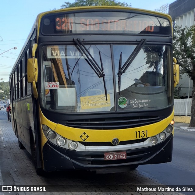 Viação Sul Fluminense 1131 na cidade de Volta Redonda, Rio de Janeiro, Brasil, por Matheus Martins da Silva. ID da foto: 8090646.