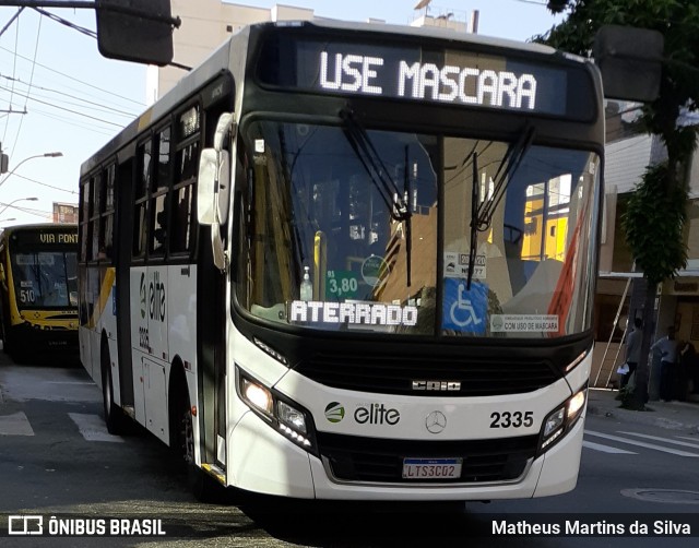 Viação Elite 2335 na cidade de Volta Redonda, Rio de Janeiro, Brasil, por Matheus Martins da Silva. Número da foto: #8090621.