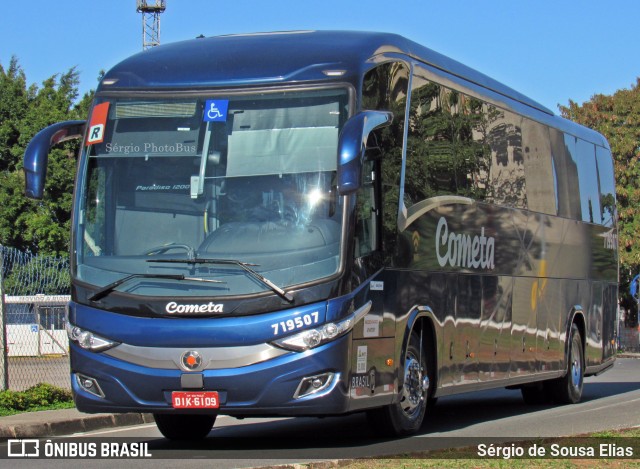 Viação Cometa 719507 na cidade de Campinas, São Paulo, Brasil, por Sérgio de Sousa Elias. Número da foto: #8092327.