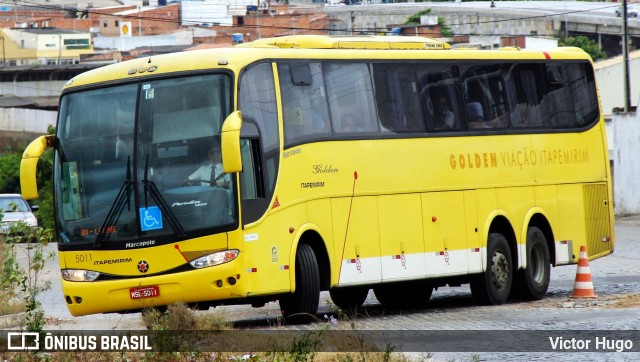 Viação Itapemirim 5011 na cidade de Caruaru, Pernambuco, Brasil, por Victor Hugo. ID da foto: 8091440.