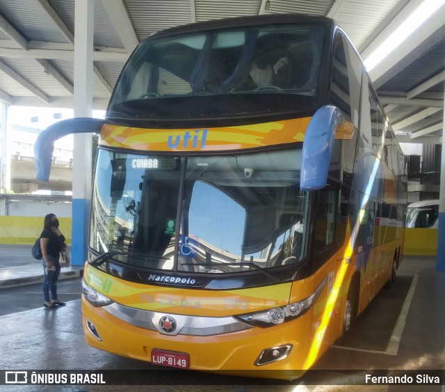 UTIL - União Transporte Interestadual de Luxo 11912 na cidade de Rio de Janeiro, Rio de Janeiro, Brasil, por Fernando Silva. Número da foto: #8093188.
