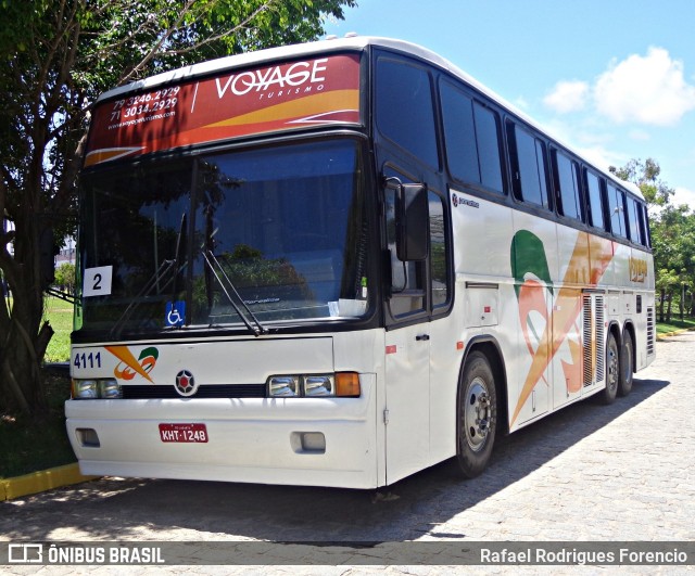 Voyage Transportes e Turismo 4111 na cidade de Aracaju, Sergipe, Brasil, por Rafael Rodrigues Forencio. ID da foto: 8093076.