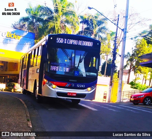 Auto Viação Bragança Metropolitana > Viação Raposo Tavares 12.243 na cidade de São Paulo, São Paulo, Brasil, por Lucas Santos da Silva. Número da foto: #8093344.