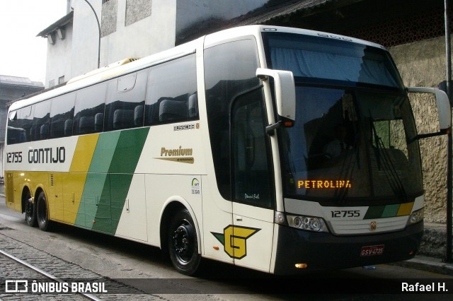 Empresa Gontijo de Transportes 12755 na cidade de Rio de Janeiro, Rio de Janeiro, Brasil, por Rafael H.. ID da foto: 8094422.