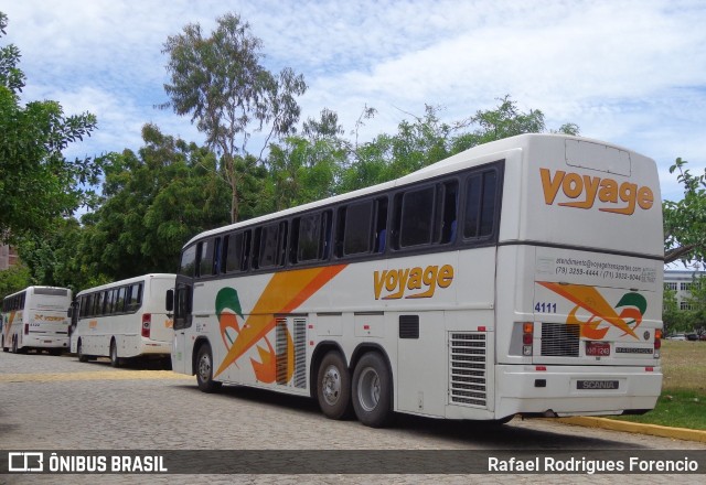 Voyage Transportes e Turismo 4111 na cidade de Aracaju, Sergipe, Brasil, por Rafael Rodrigues Forencio. ID da foto: 8093077.